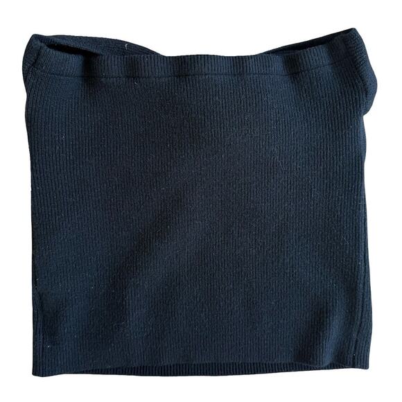 $54 Set of 3 White/Black/Tan Twisted Sweetheart Strapless Tops - S - Picture 6 of 8